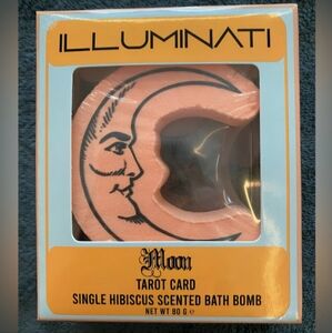 Illuminati Moon Tarot Card Hibiscus Scented Bath Bomb